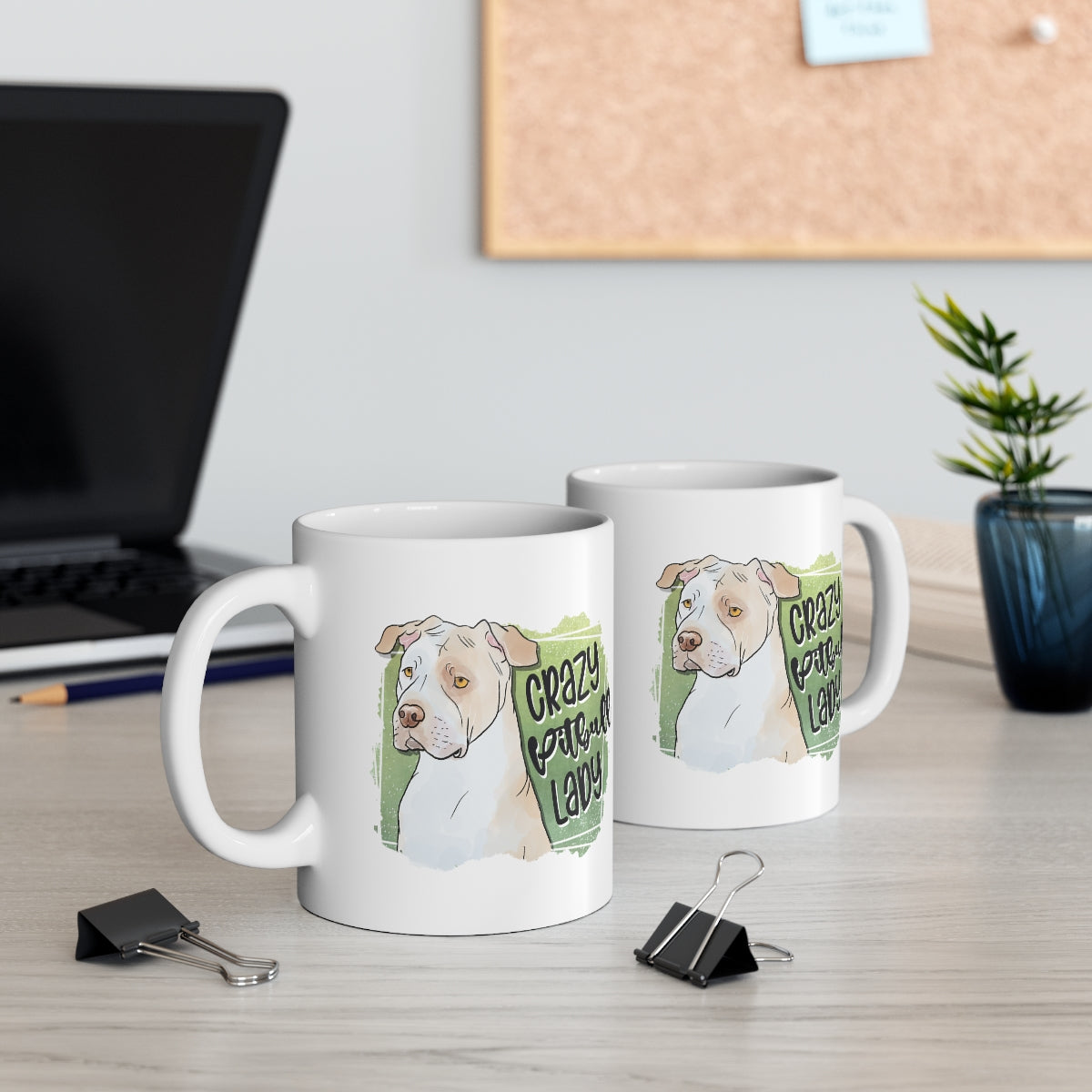 Crazy Pitbull Lady Coffee Mug