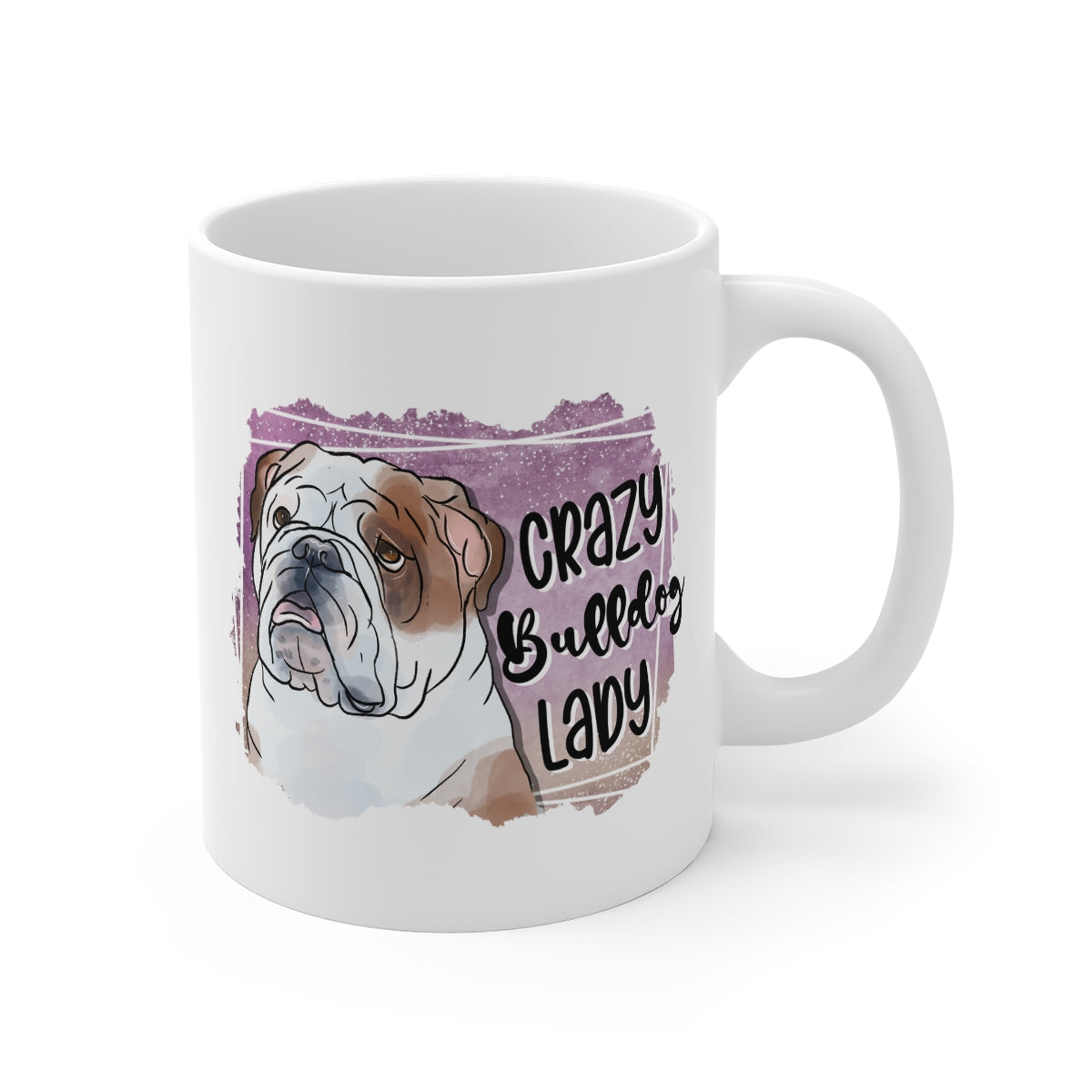 Crazy Bulldog Lady Coffee Mug