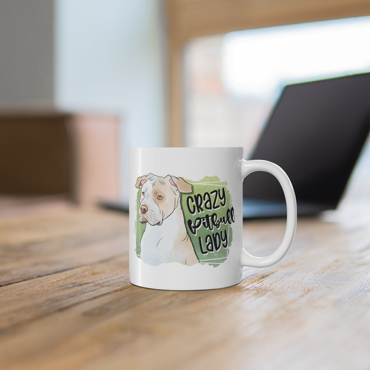 Crazy Pitbull Lady Coffee Mug