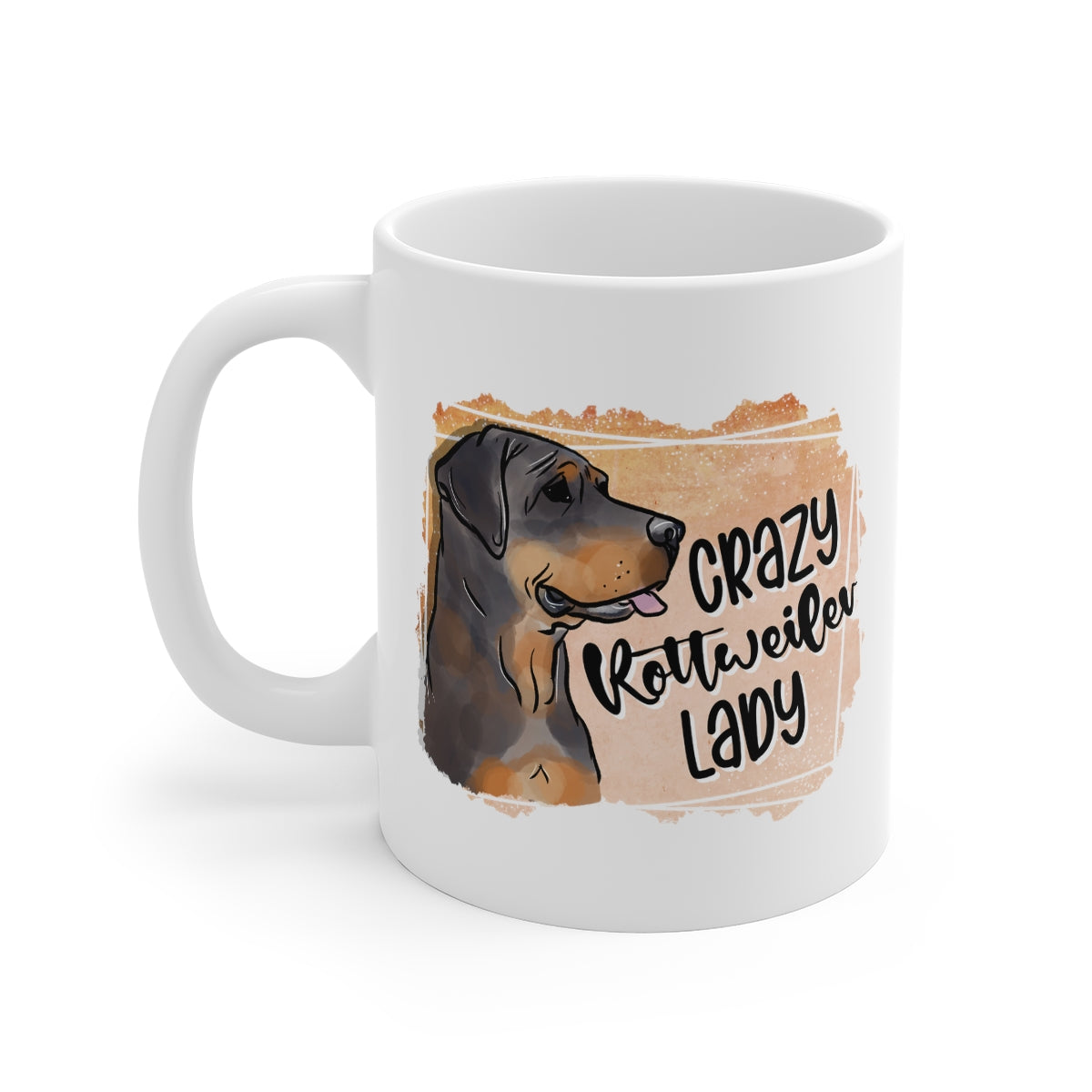 Crazy Rottweiler Lady Coffee Mug