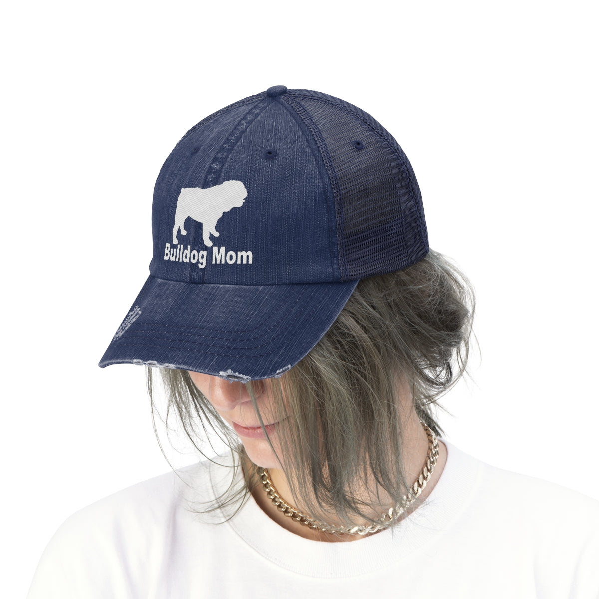 Bulldog Mom - Unisex Trucker Hat