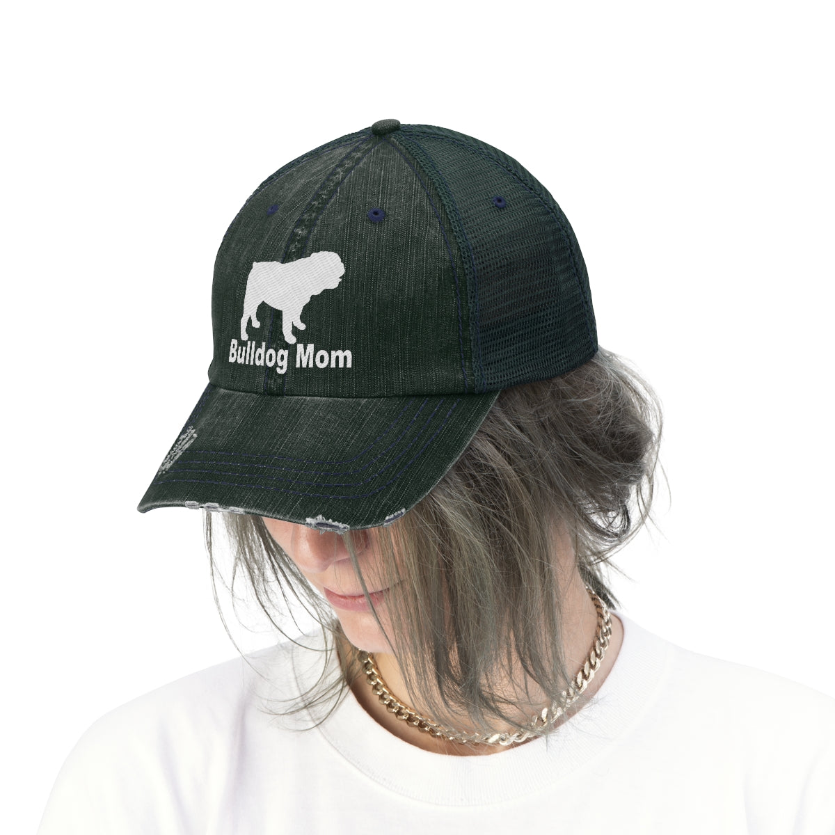 Bulldog Mom - Unisex Trucker Hat