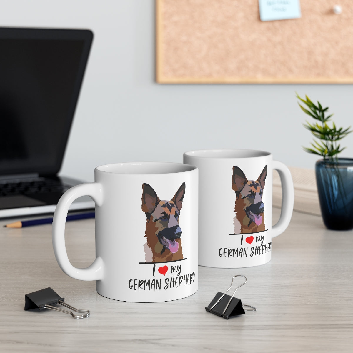 I Love My German Shepherd Coffee Mug