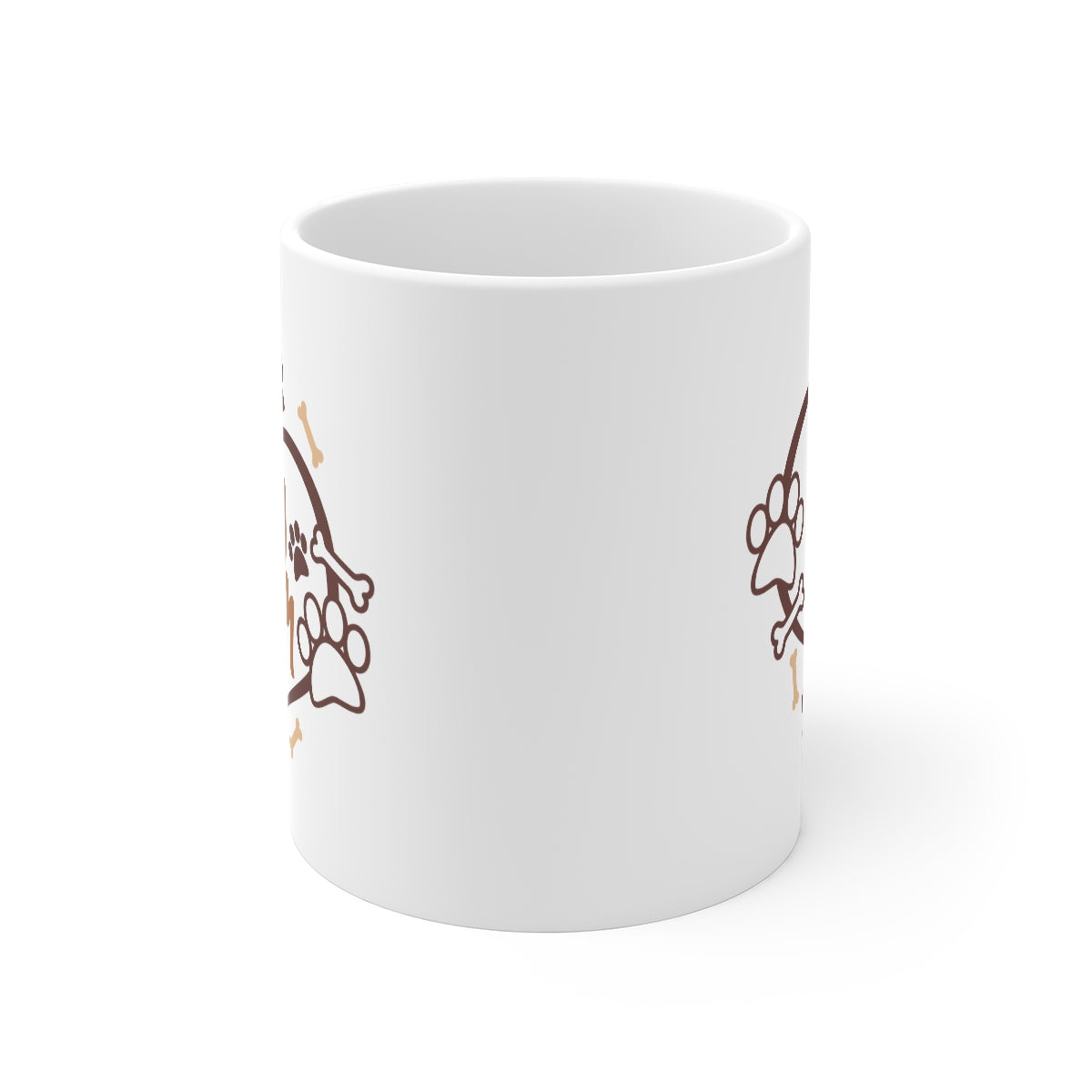 Dog Mom Heart Coffee Mug