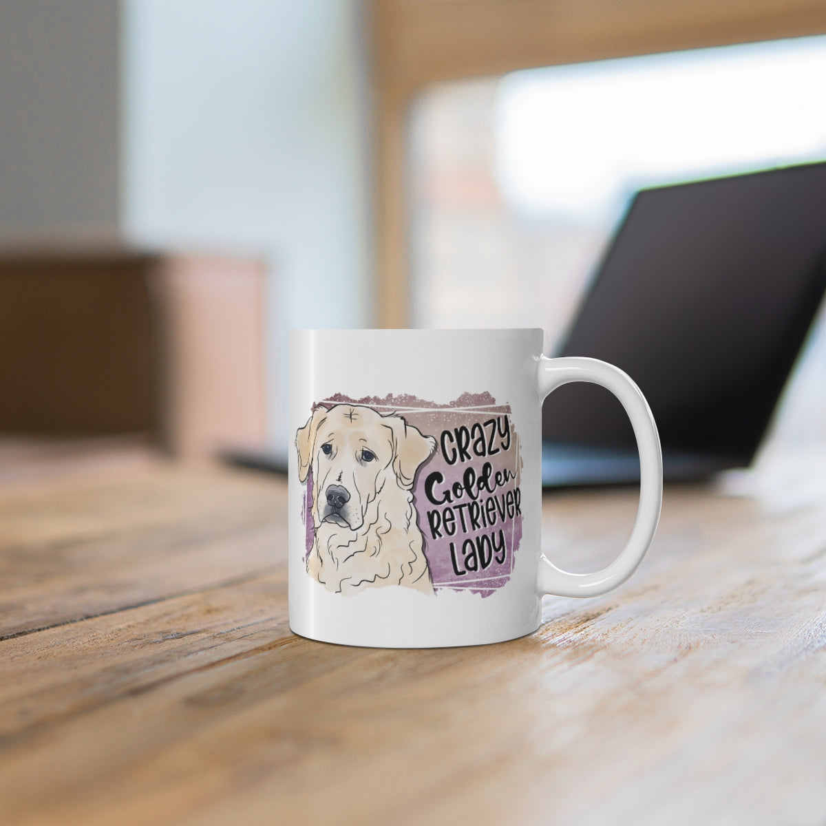 Crazy Golden Retriever Lady Coffee Mug