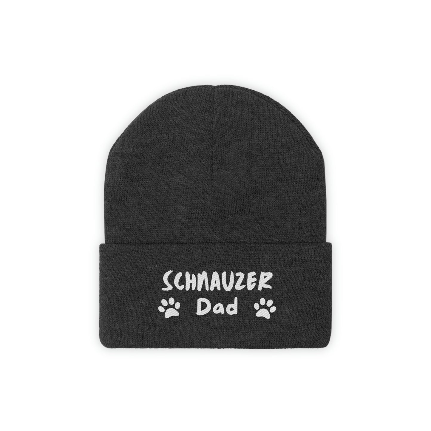Schnauzer Dad Knit Ski Cap
