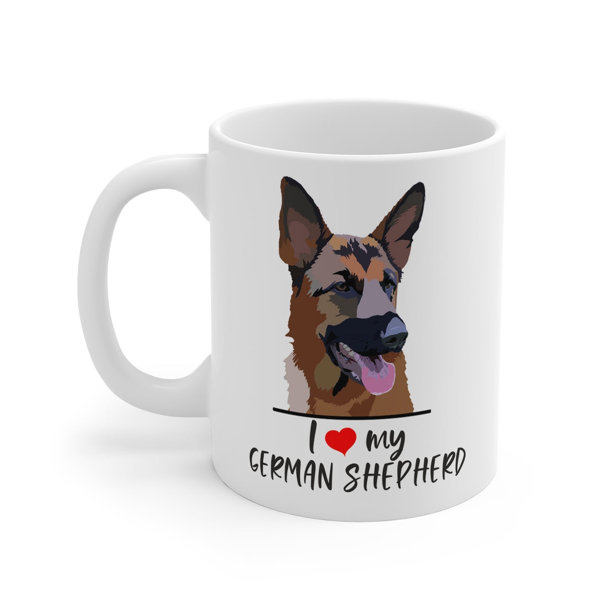 I Love My German Shepherd Coffee Mug