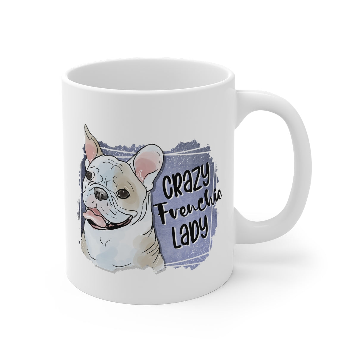 Crazy Frenchie Lady Coffee Mug