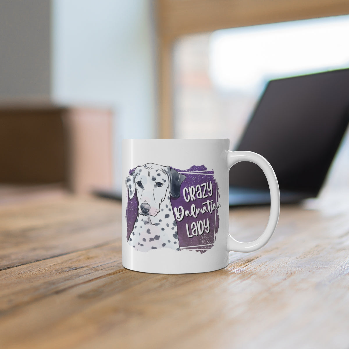 Crazy Dalmatian Lady Coffee Mug