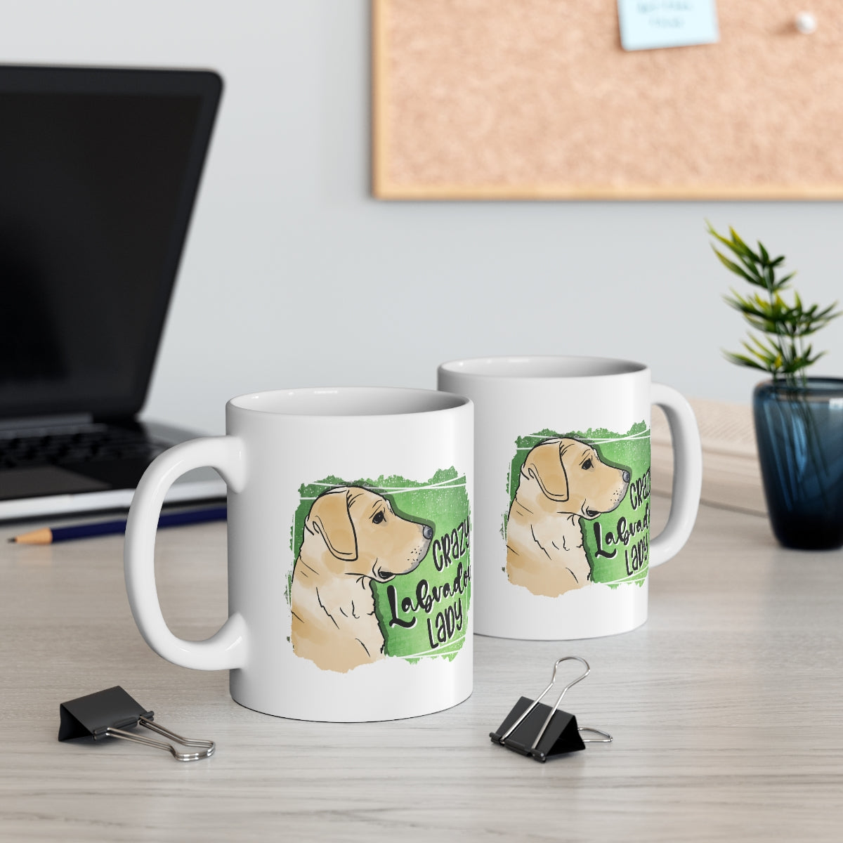 Crazy Labrador Lady Coffee Mug