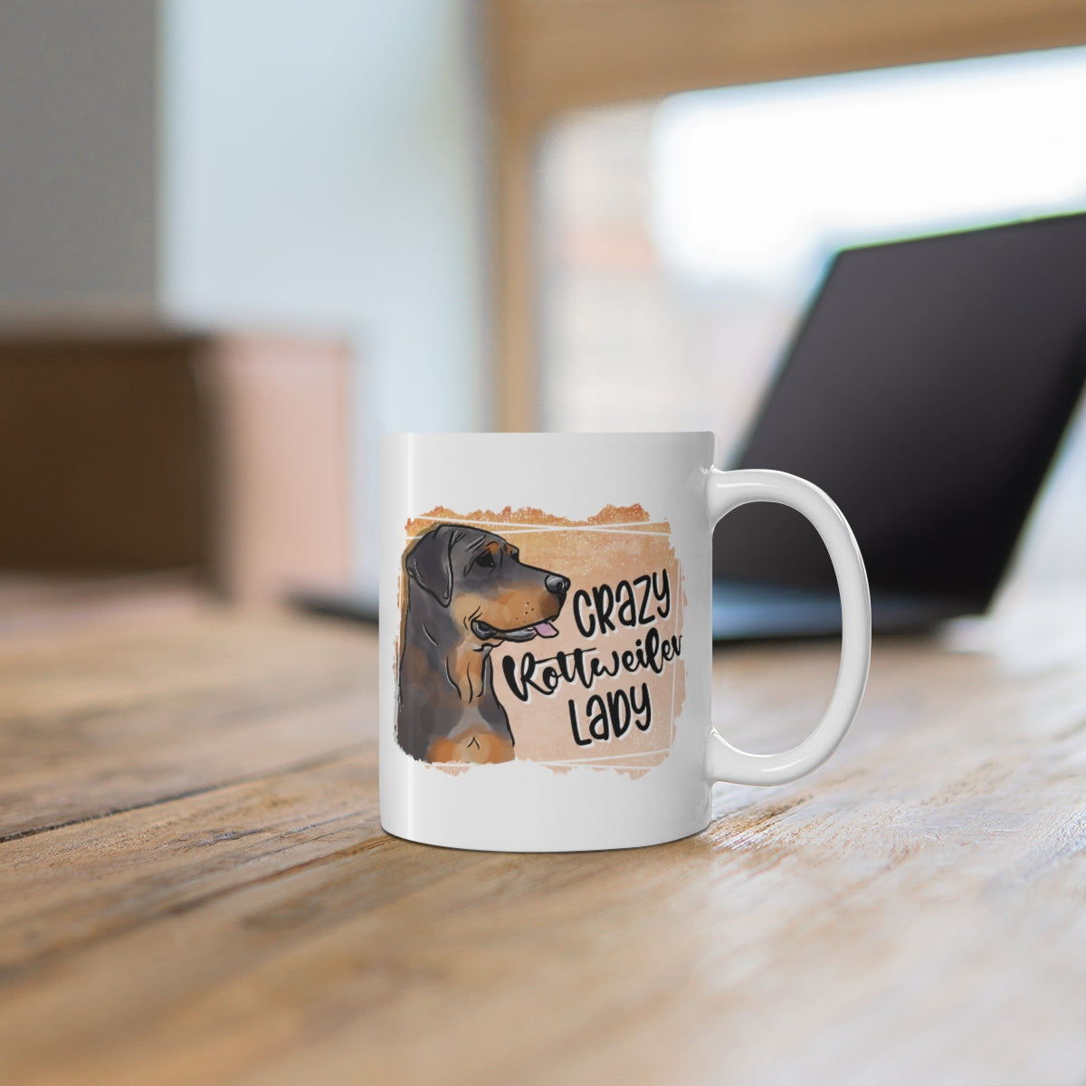 Crazy Rottweiler Lady Coffee Mug