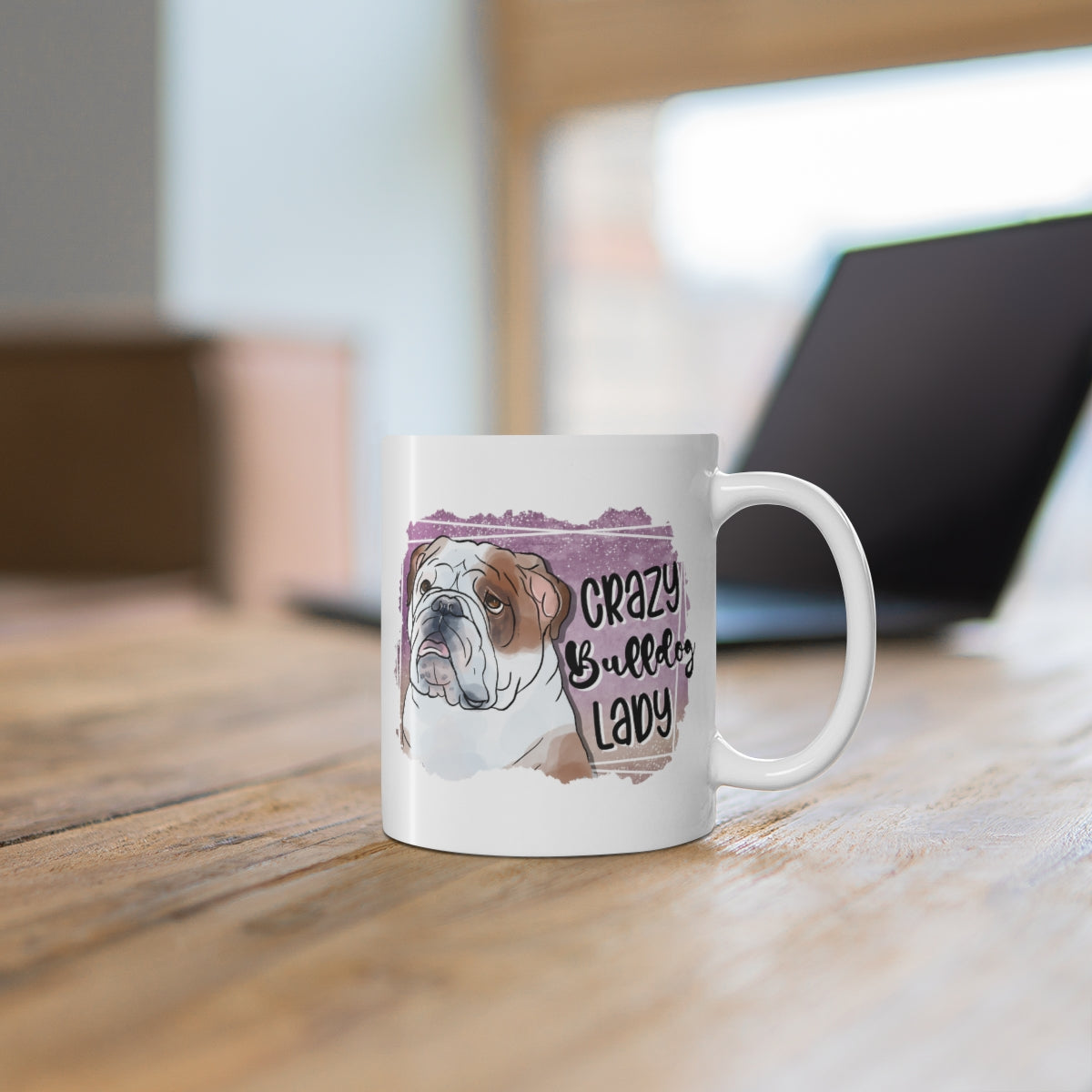 Crazy Bulldog Lady Coffee Mug