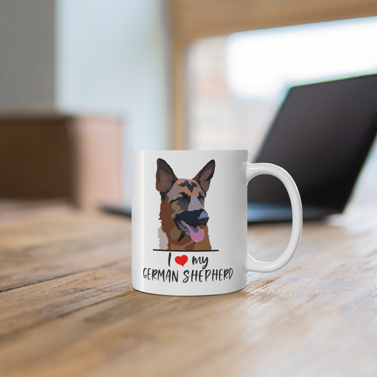 I Love My German Shepherd Coffee Mug