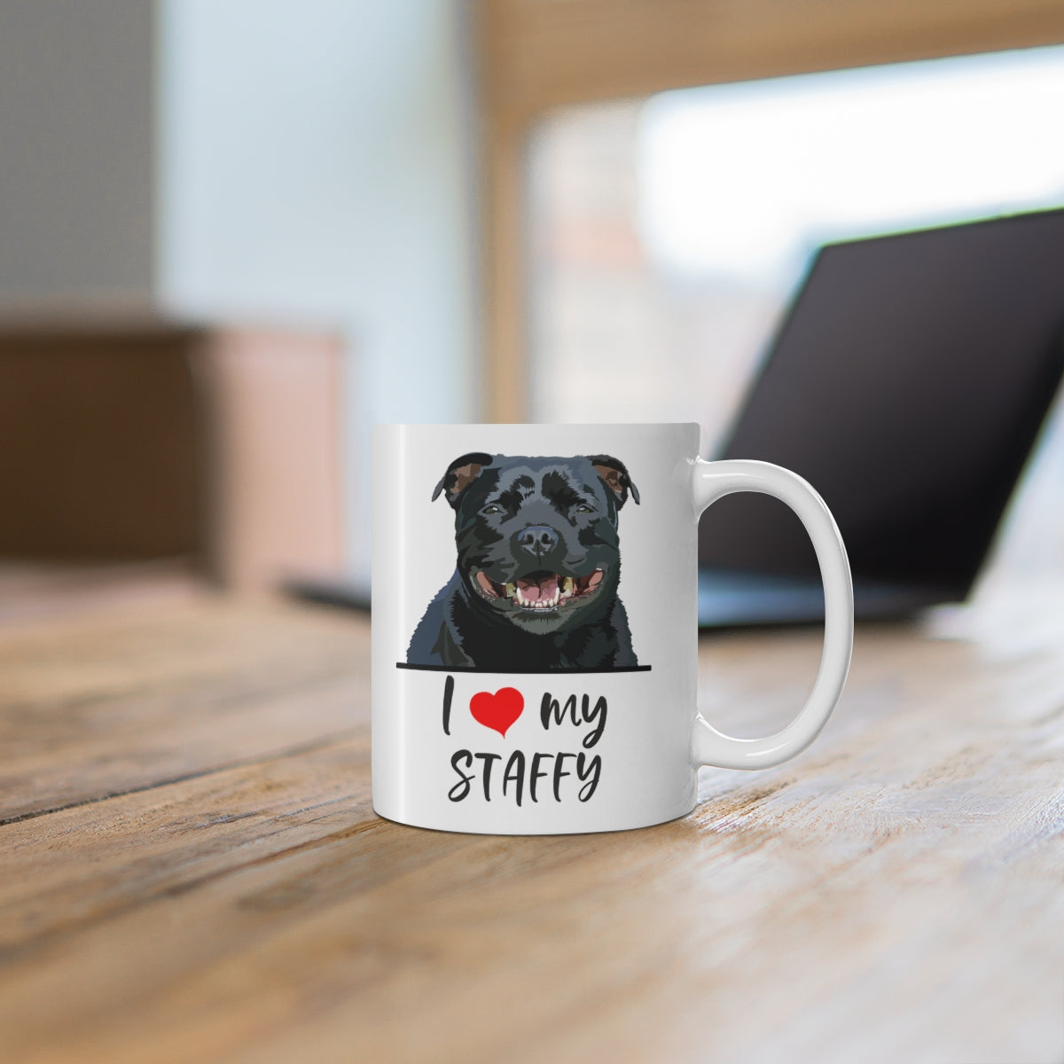 I Love My Staffy Coffee Mug