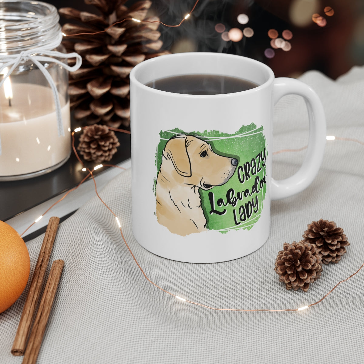 Crazy Labrador Lady Coffee Mug