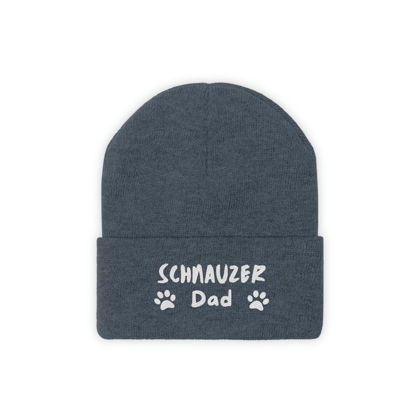 Schnauzer Dad Knit Ski Cap