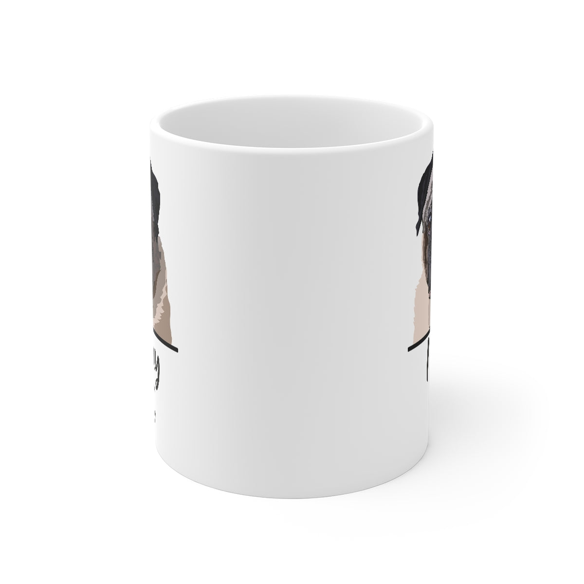 I Love My Pug Coffee Mug