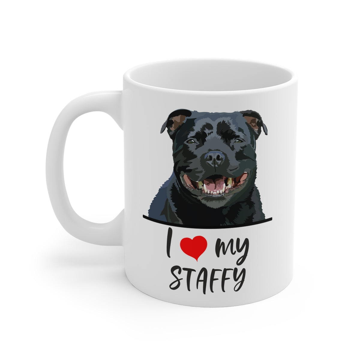 I Love My Staffy Coffee Mug