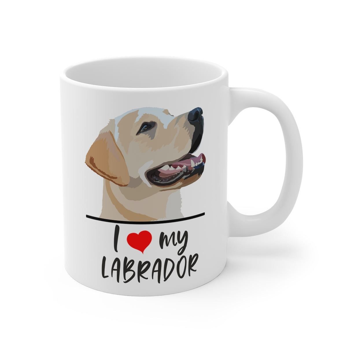 I Love My Yellow Lab Coffee Mug