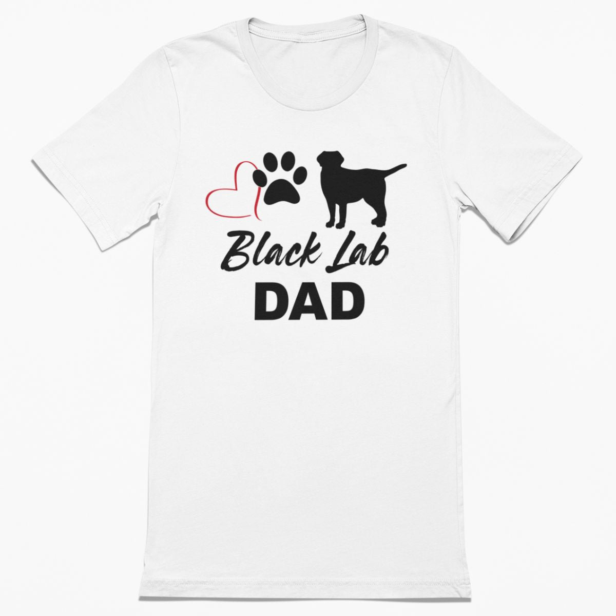 Black Lab Dad Shirt