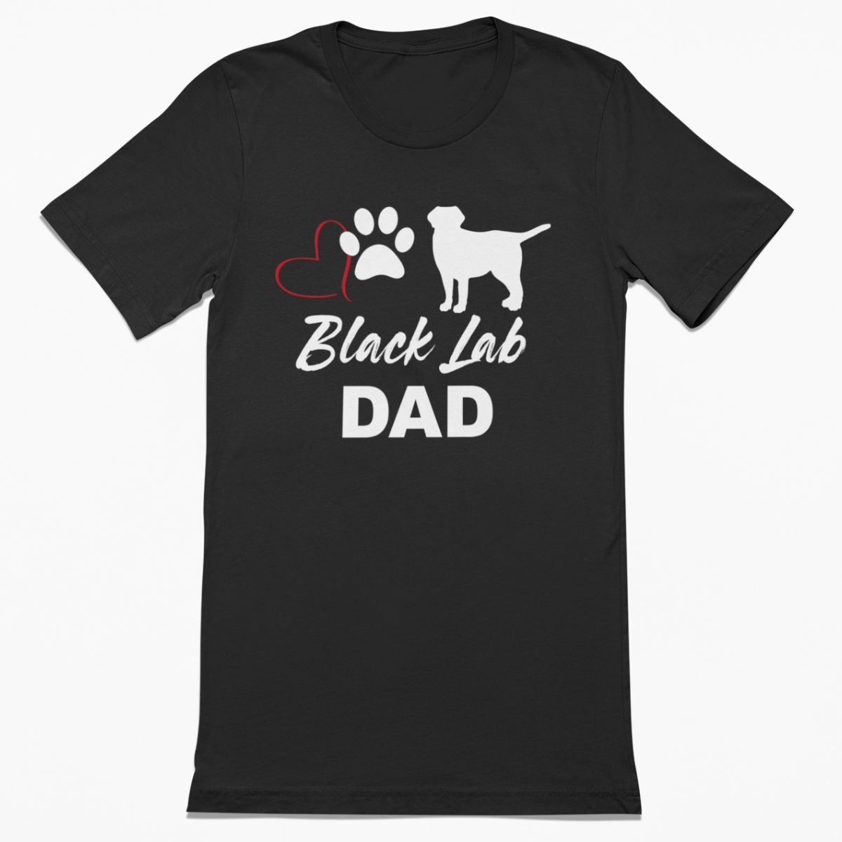Black Lab Dad Shirt