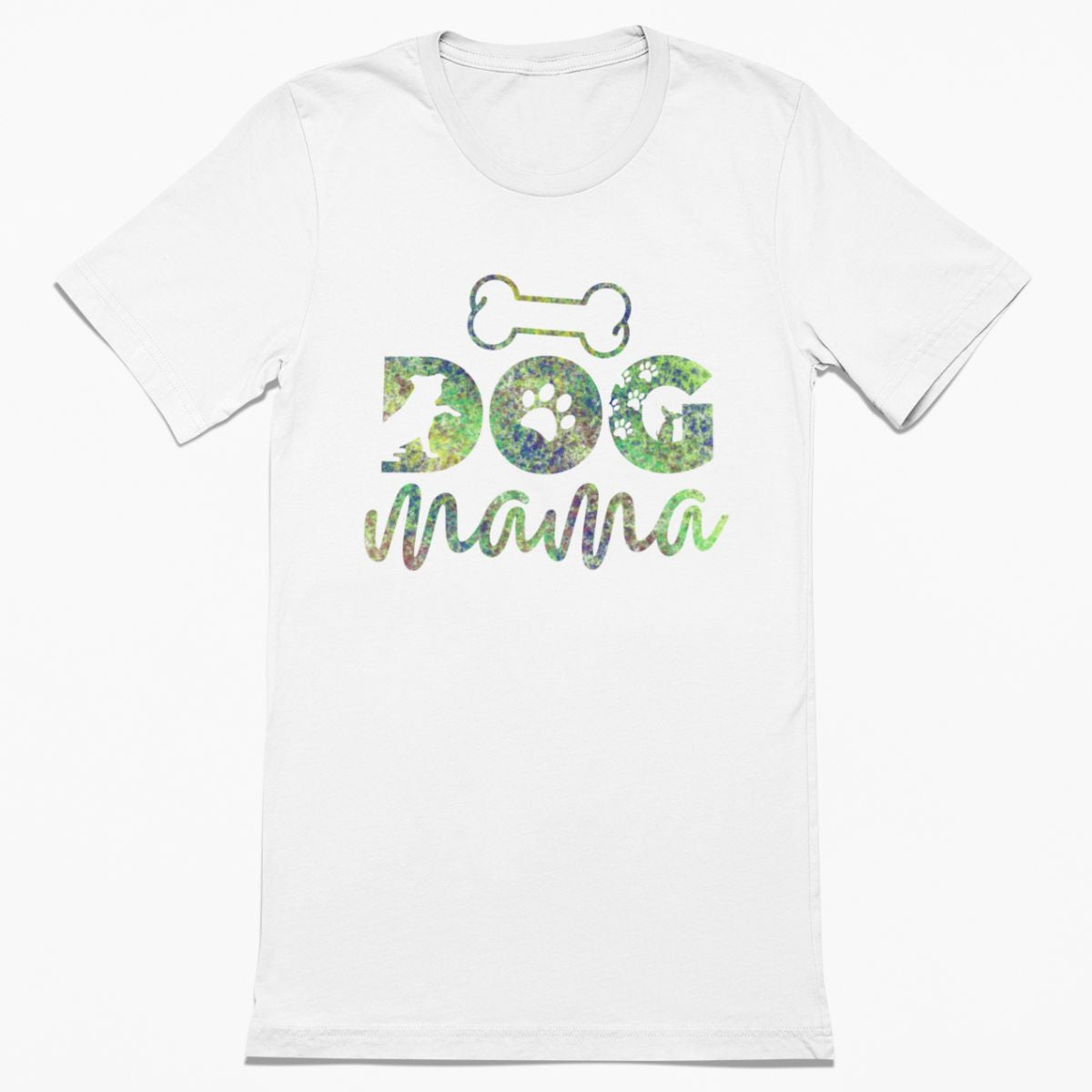 Dog Mama Green Tie Dye Shirt
