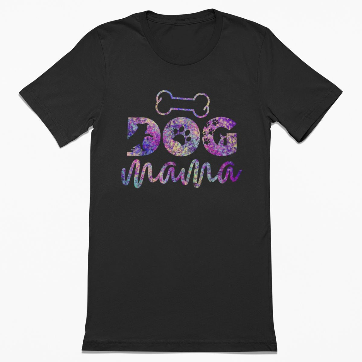 Dog Mama Purple Tie Dye Shirt