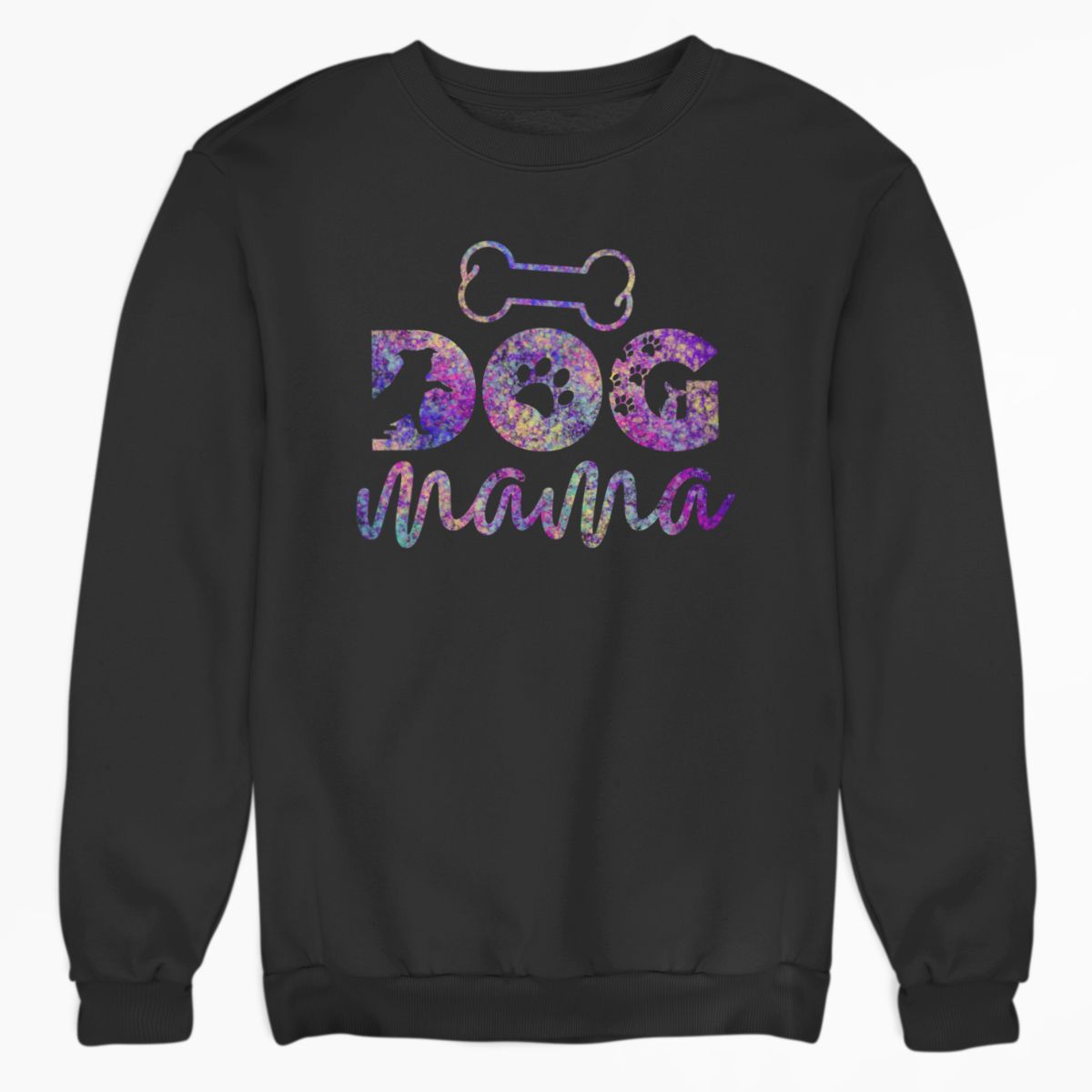 Dog Mama Purple Tie Dye Shirt