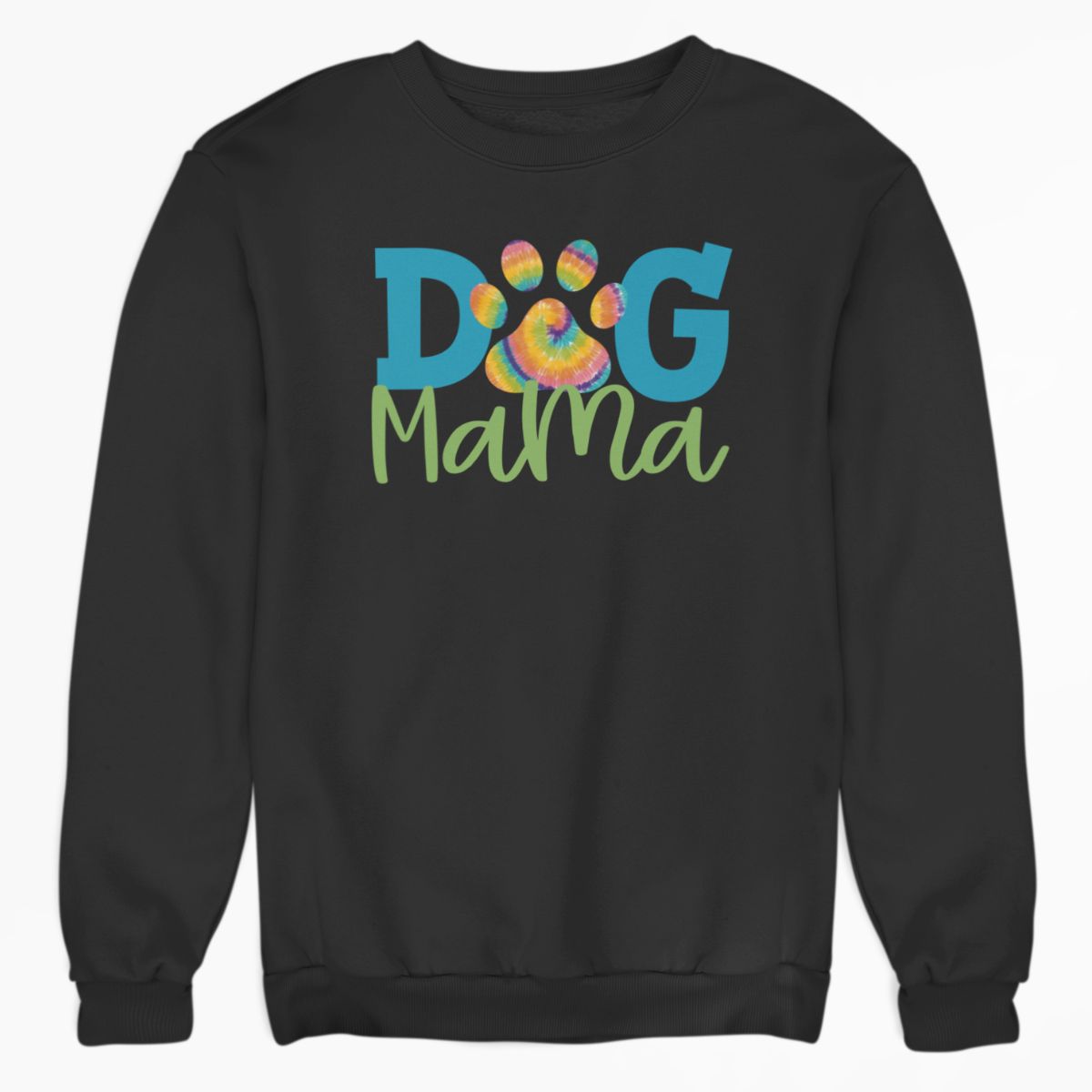 Dog Mama Tie Dye Pawprint Shirt