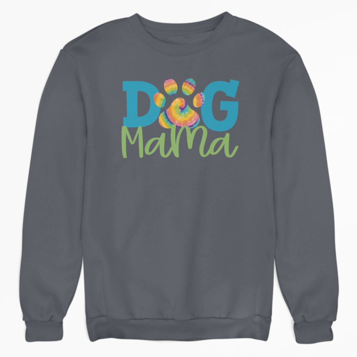 Dog Mama Tie Dye Pawprint Shirt