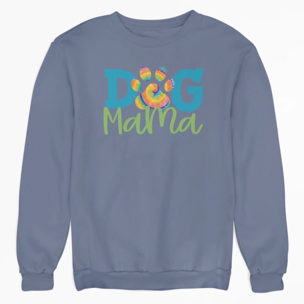 Dog Mama Tie Dye Pawprint Shirt