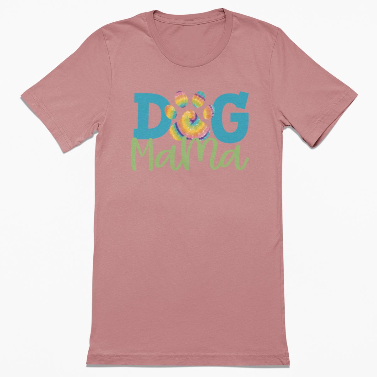Dog Mama Tie Dye Pawprint Shirt