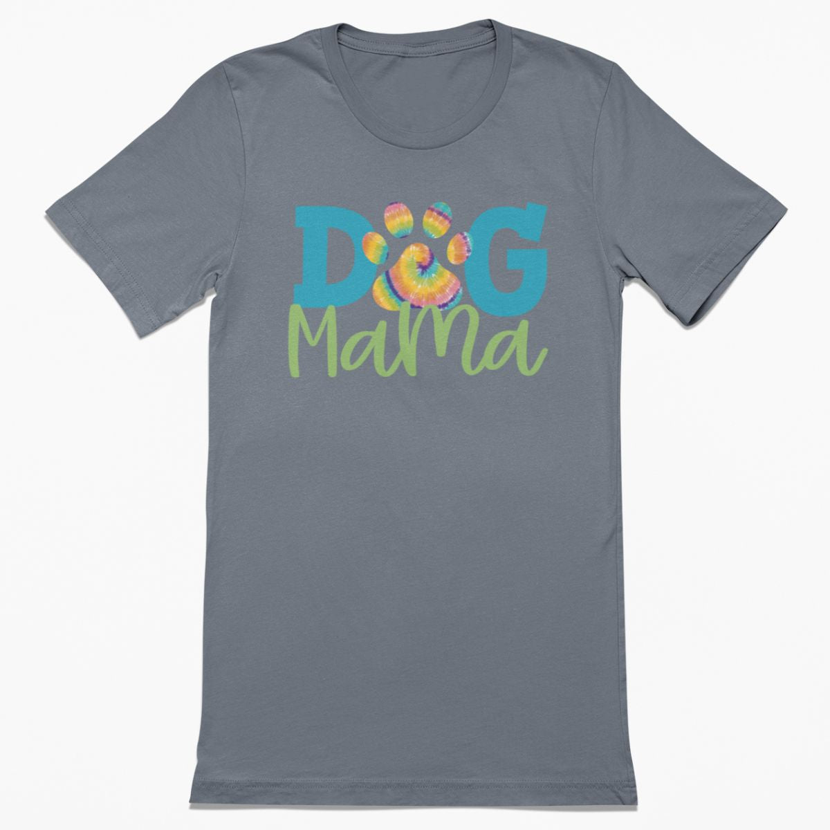 Dog Mama Tie Dye Pawprint Shirt