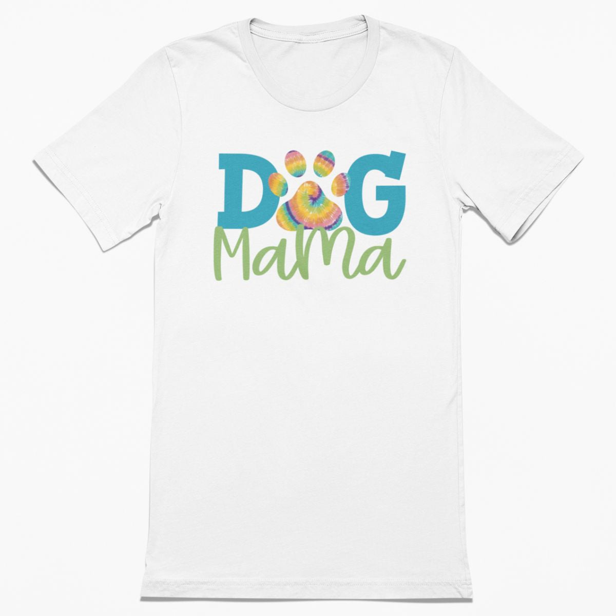 Dog Mama Tie Dye Pawprint Shirt