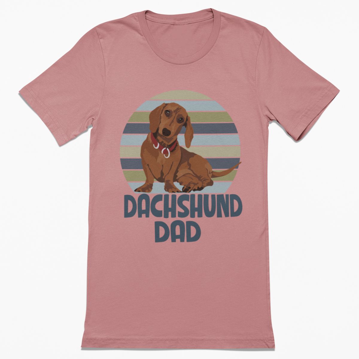 Retro Dachshund Dad Shirt