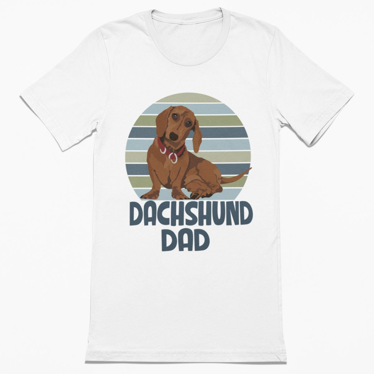 Retro Dachshund Dad Shirt