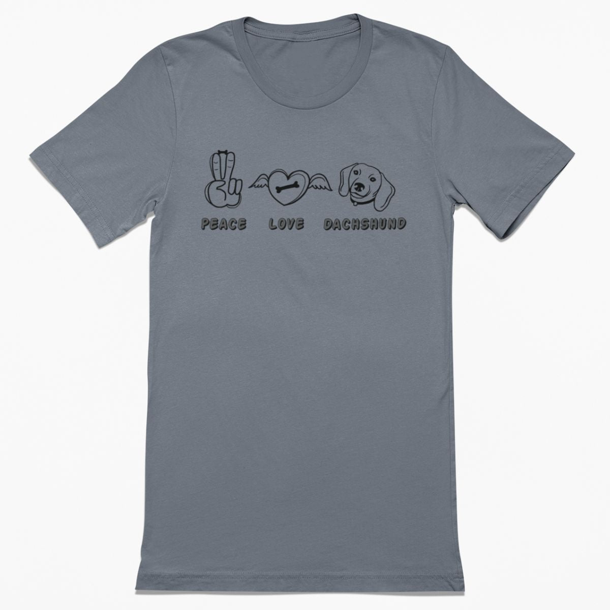 Peace Love Dachshund Shirt
