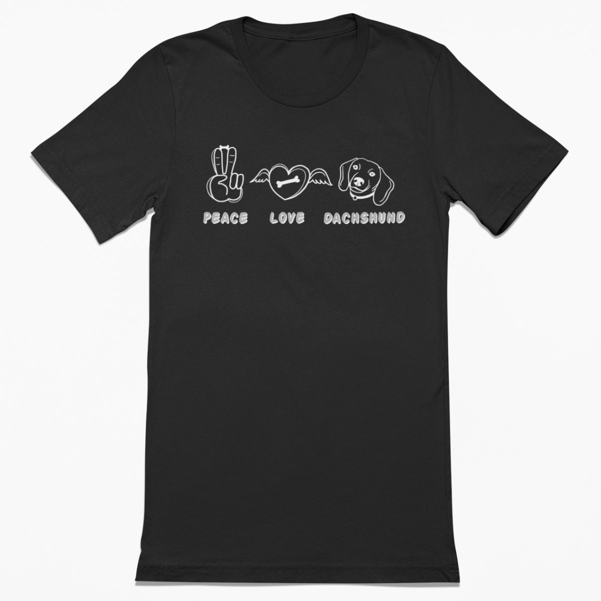 Peace Love Dachshund Shirt