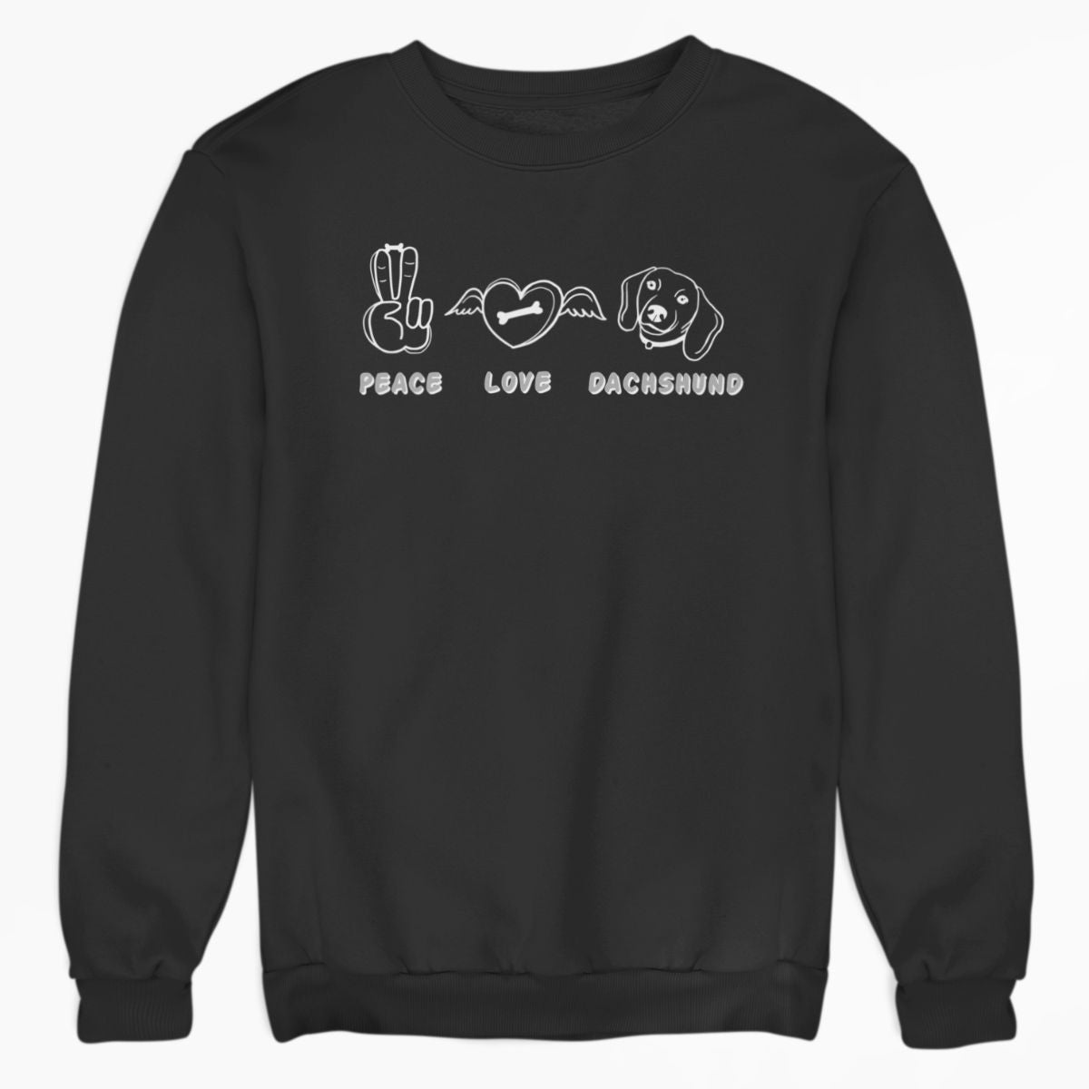 Peace Love Dachshund Shirt