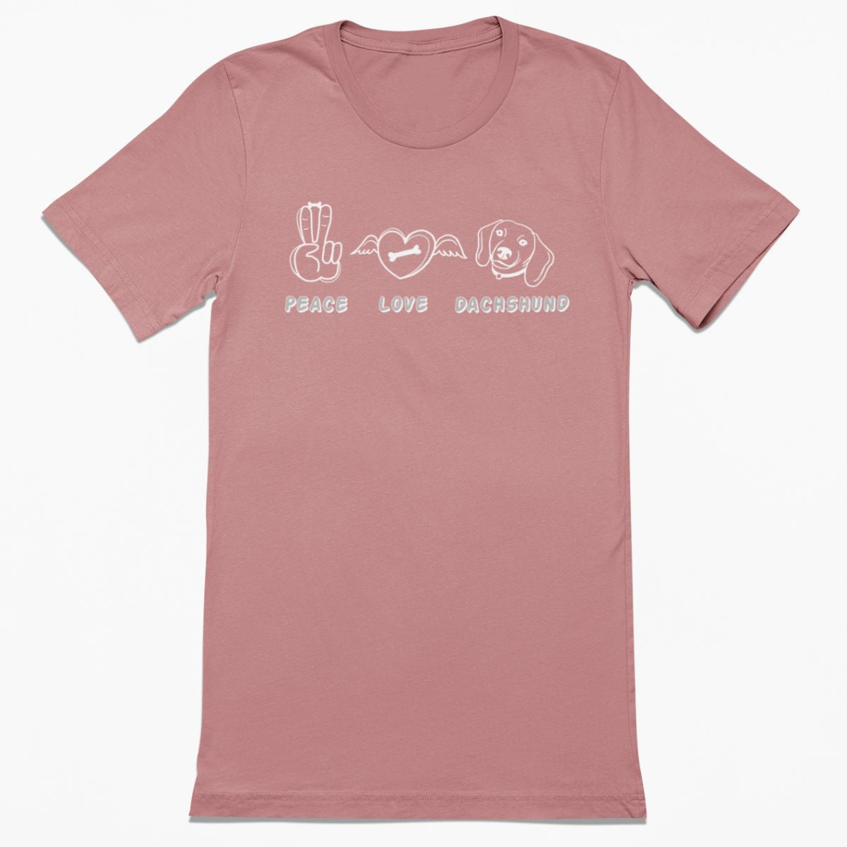 Peace Love Dachshund Shirt