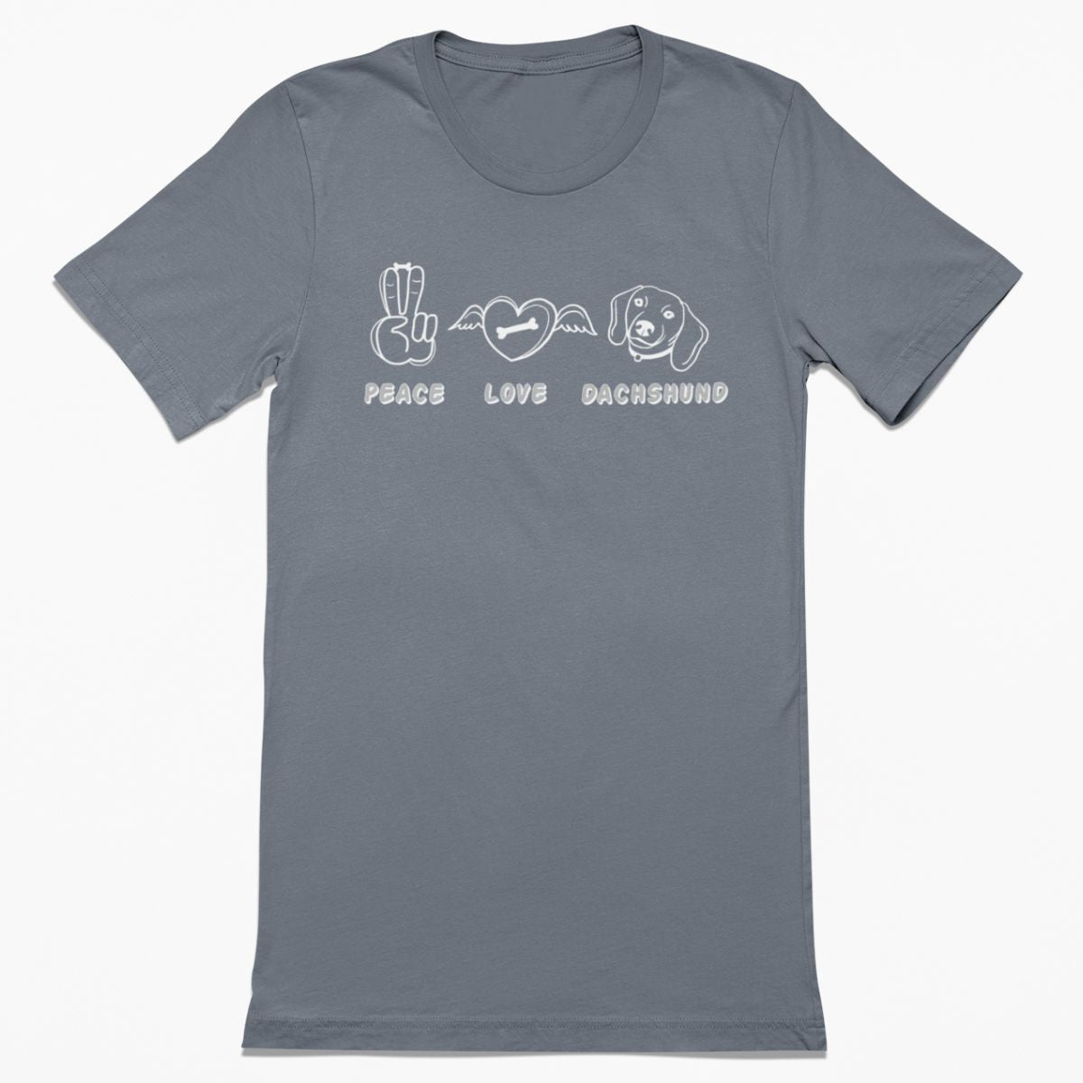 Peace Love Dachshund Shirt