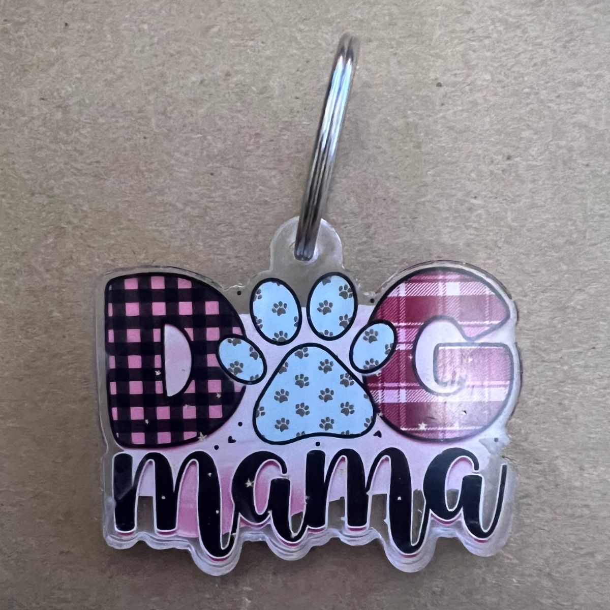 Dog Mama Keychain