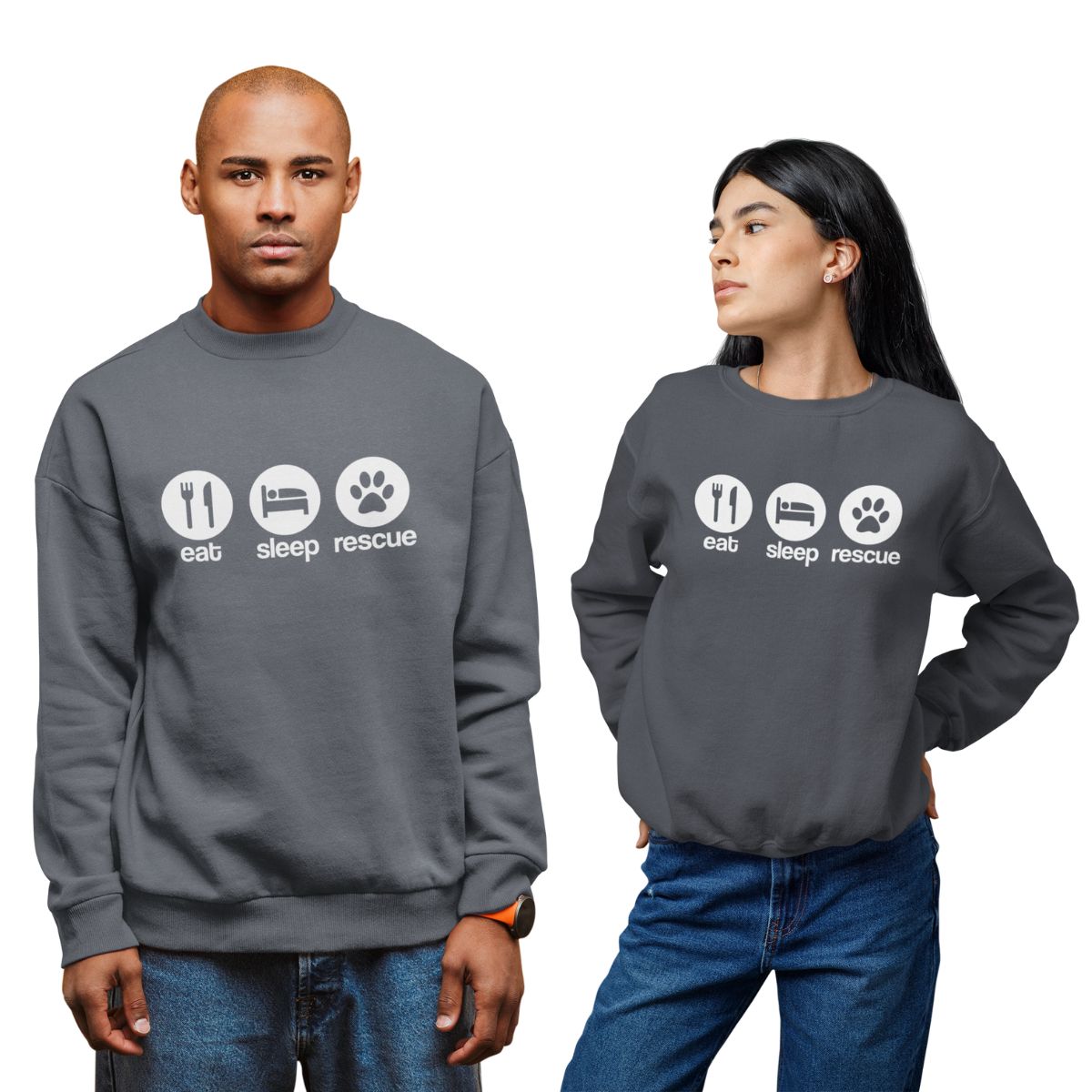Eat Sleep Rescue Sweatshirt