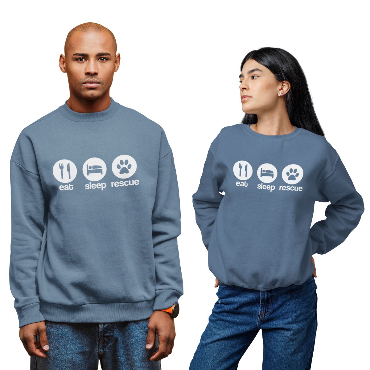 Eat Sleep Rescue Sweatshirt