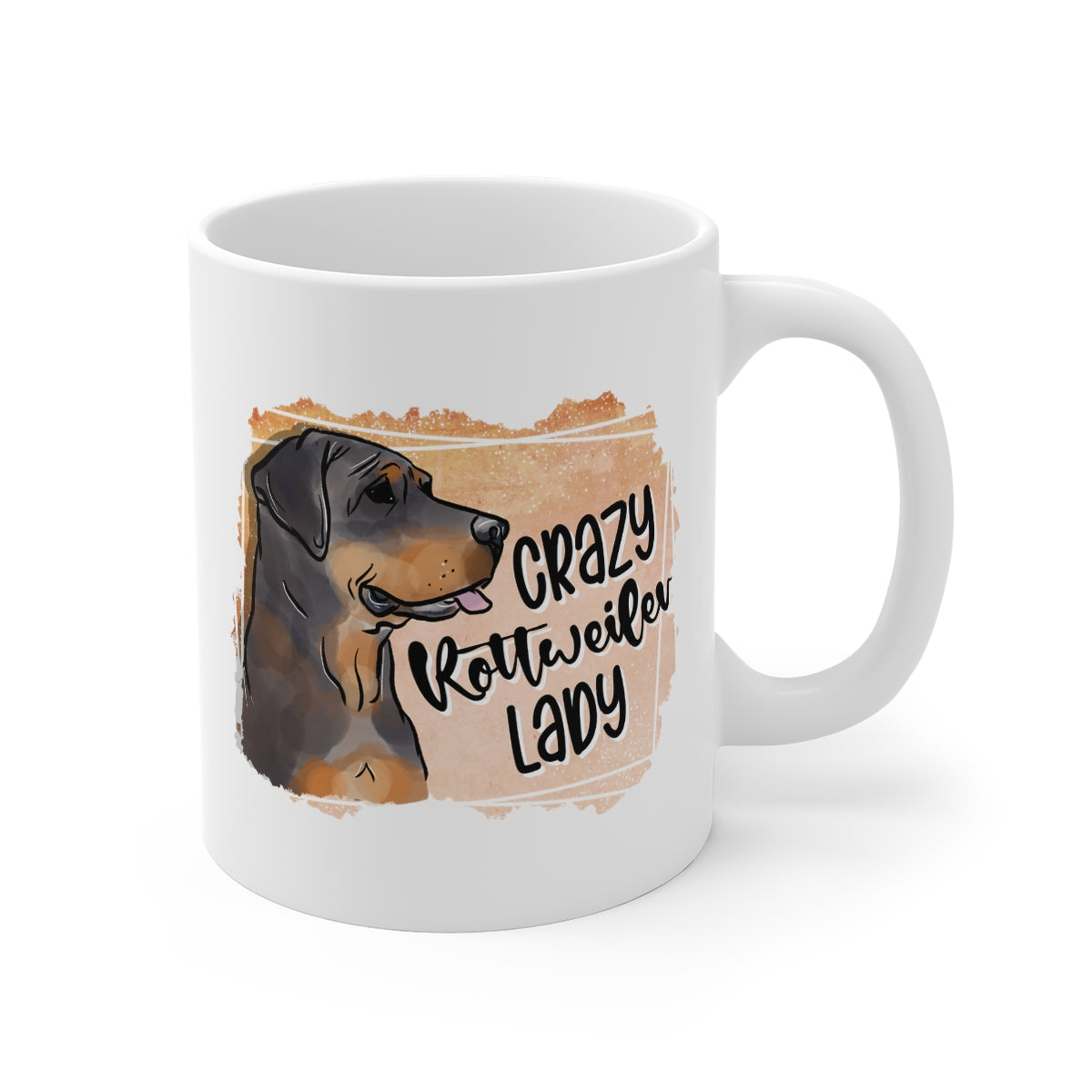 Crazy Rottweiler Lady Coffee Mug