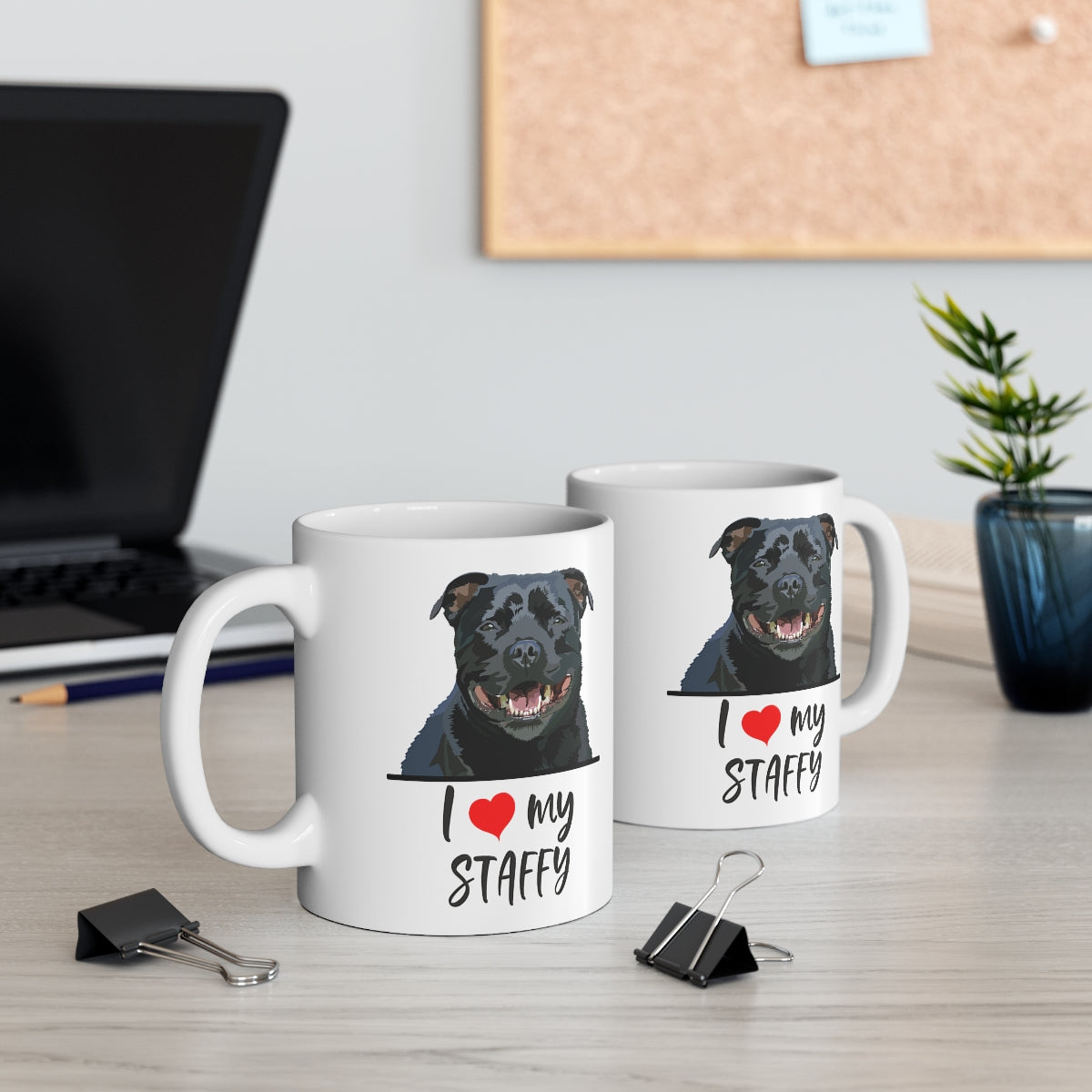 I Love My Staffy Coffee Mug
