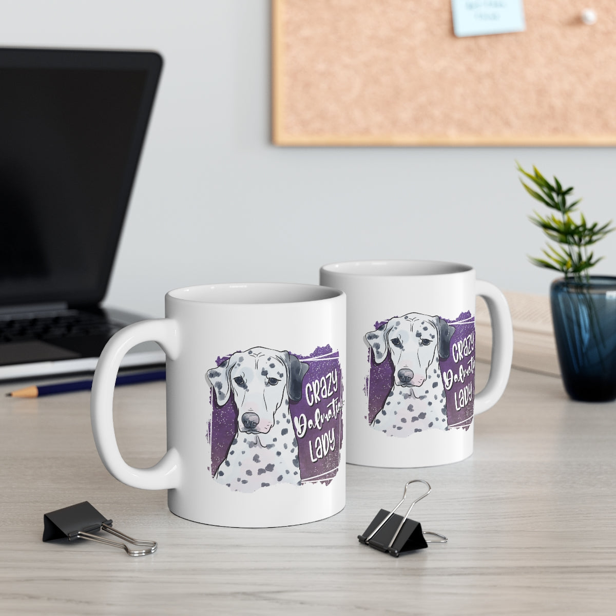 Crazy Dalmatian Lady Coffee Mug