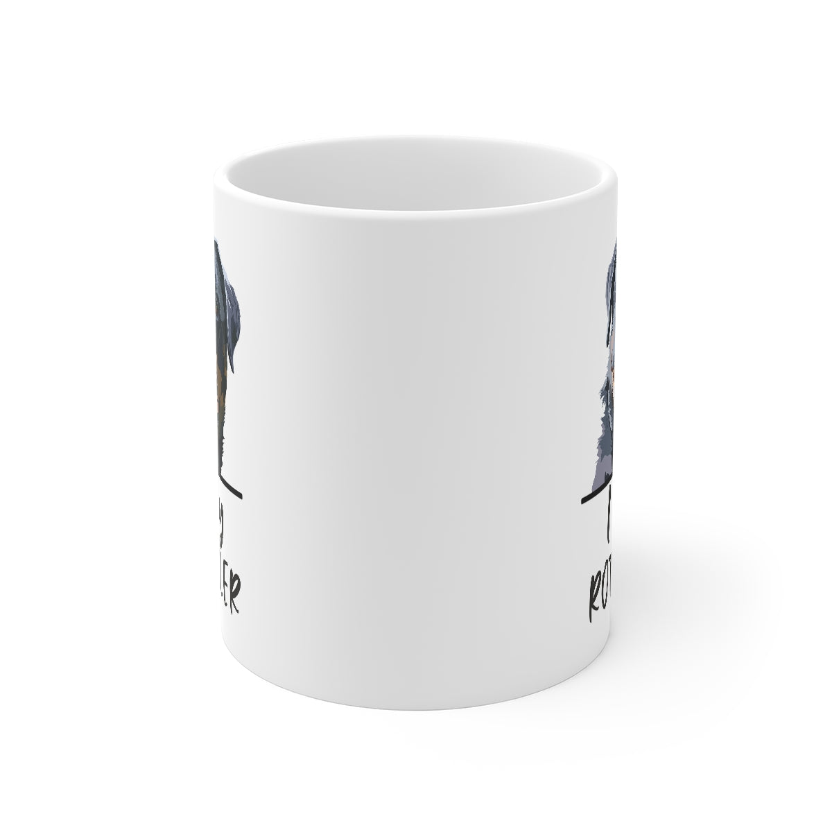 I Love My Rottweiler Coffee Mug
