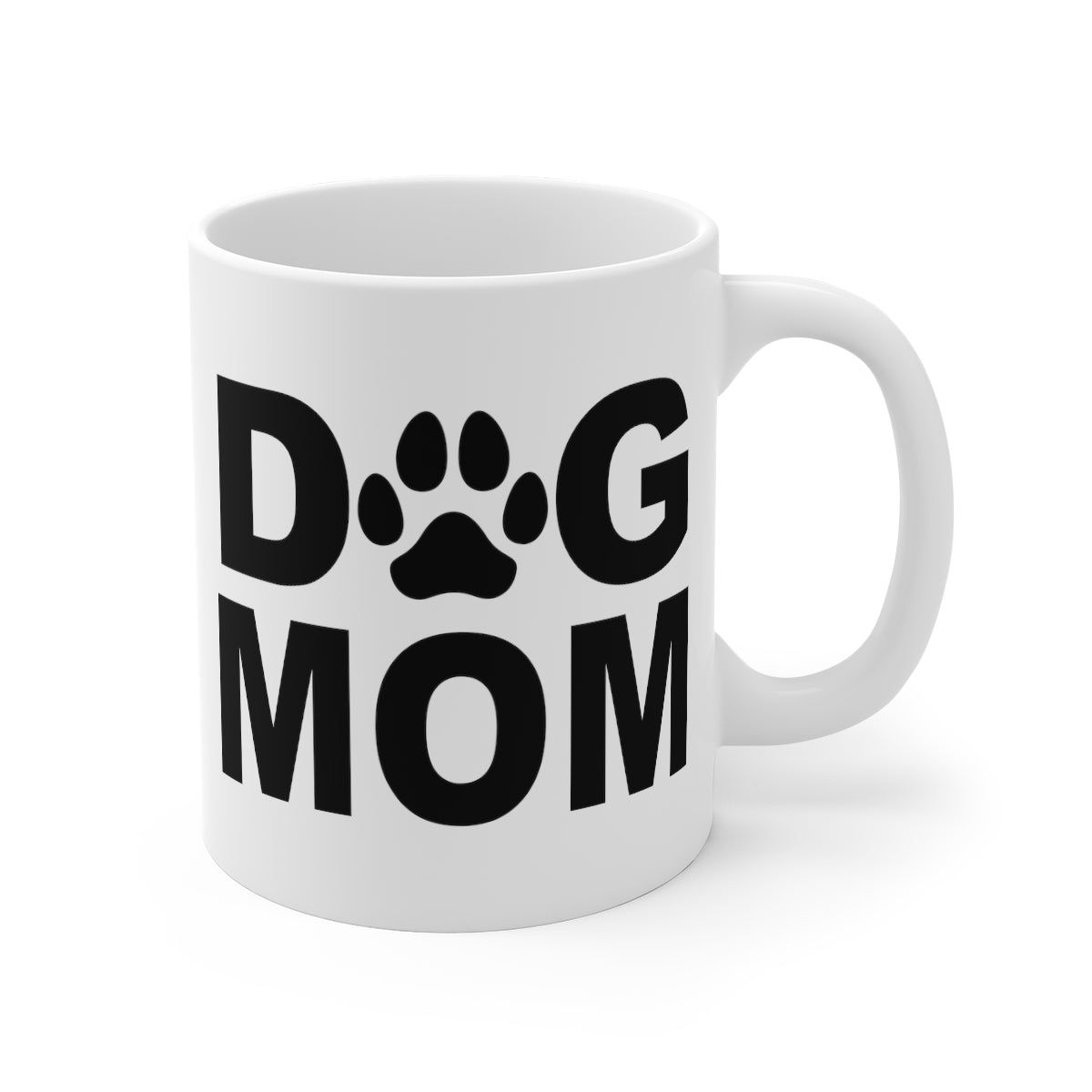 Dog Mom Pawprint Mug