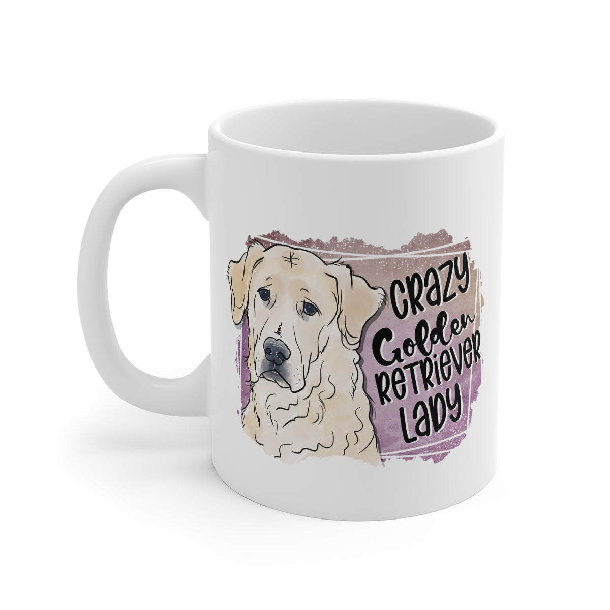 Crazy Golden Retriever Lady Coffee Mug